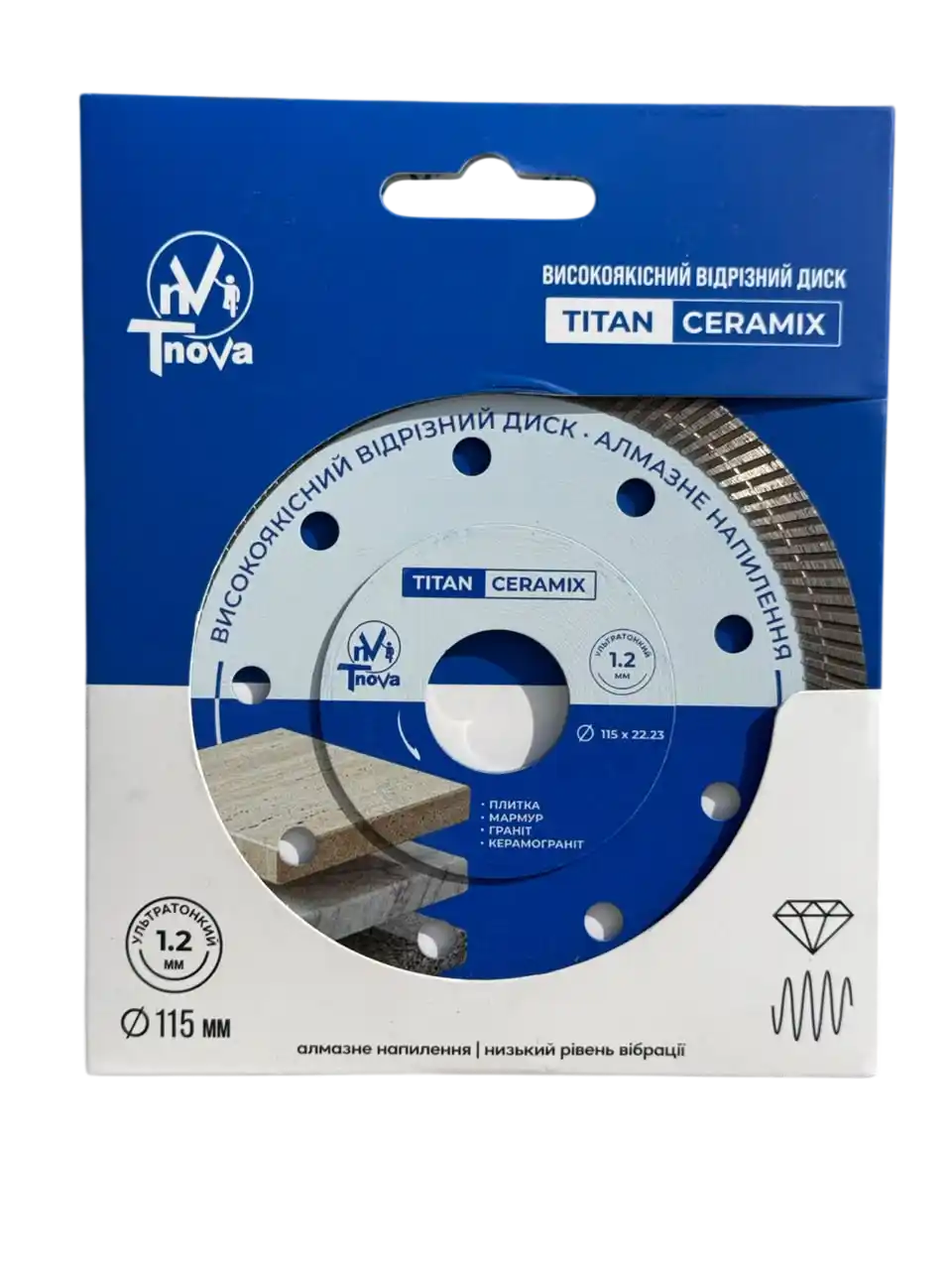 T-NOVA Almaz Disk Titan Ceramix 1.2 mm